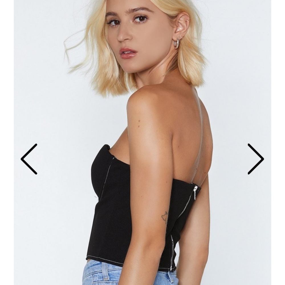NASTY GAL Bodice Crop Top
